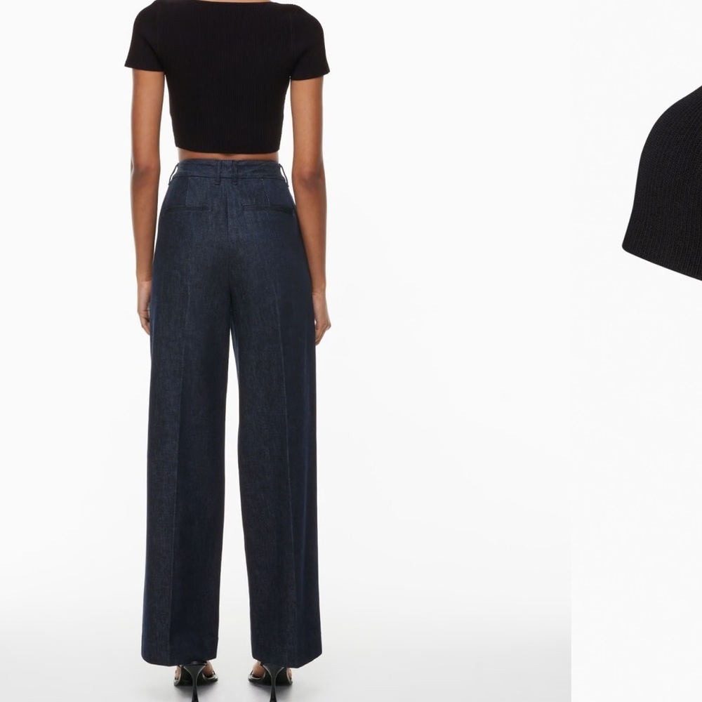 Aritzia color black Sculpt Knit Squareneck Top - Picture 6 of 13